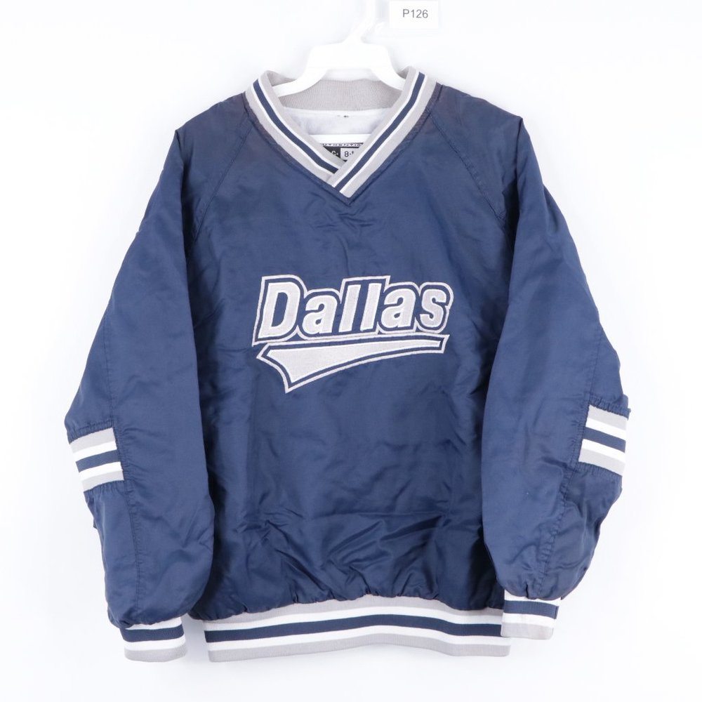 90s Youth 8-10 Dallas Cowboys Windbreaker Jacket